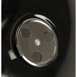 Sodo anglis grilis su dangčiu, didelėmis grotelėmis, 41 cm, apvaliais turistiniais ratukais