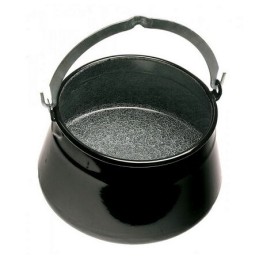 Original Hungarian enameled cauldron 8l