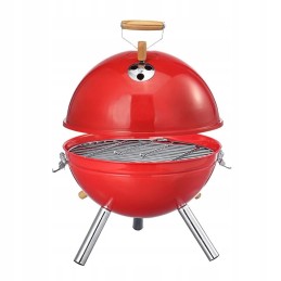 Nešiojami nedideli turistinio sodo anglių griliai su dangteliu