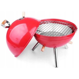 Nešiojami nedideli turistinio sodo anglių griliai su dangteliu