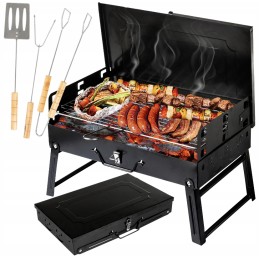 Sulankstomi turistinių anglių grilio priedai