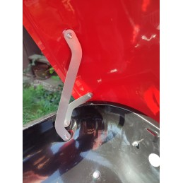 Nešiojama sodo anglių kepsninė ant ratų su dangteliu, grotelių priedais