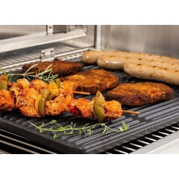 Cast iron grill plate 44 x 24cm double-sided krisberg ks 2643