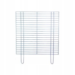 Grilio grotelės 60x60, pagamintos iš nerūdijančio, rūgštims atsparaus plieno, tankios, 4 mm vielos