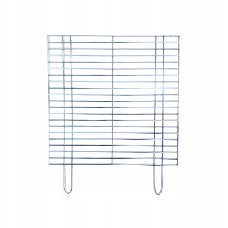 Grilio grotelės 60x60, pagamintos iš nerūdijančio, rūgštims atsparaus plieno, tankios, 4 mm vielos