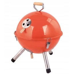 Nešiojami nedideli turistinio sodo anglių griliai su dangteliu