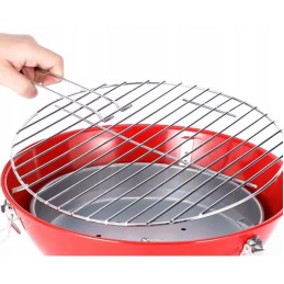 Nešiojami nedideli turistinio sodo anglių griliai su dangteliu