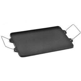 Grilio lėkštė, grilio grotelės, 44 cm, ketaus keptuvė, dujinis židinys