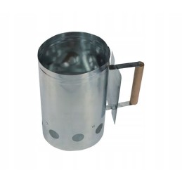 Steel chimney starter for grill
