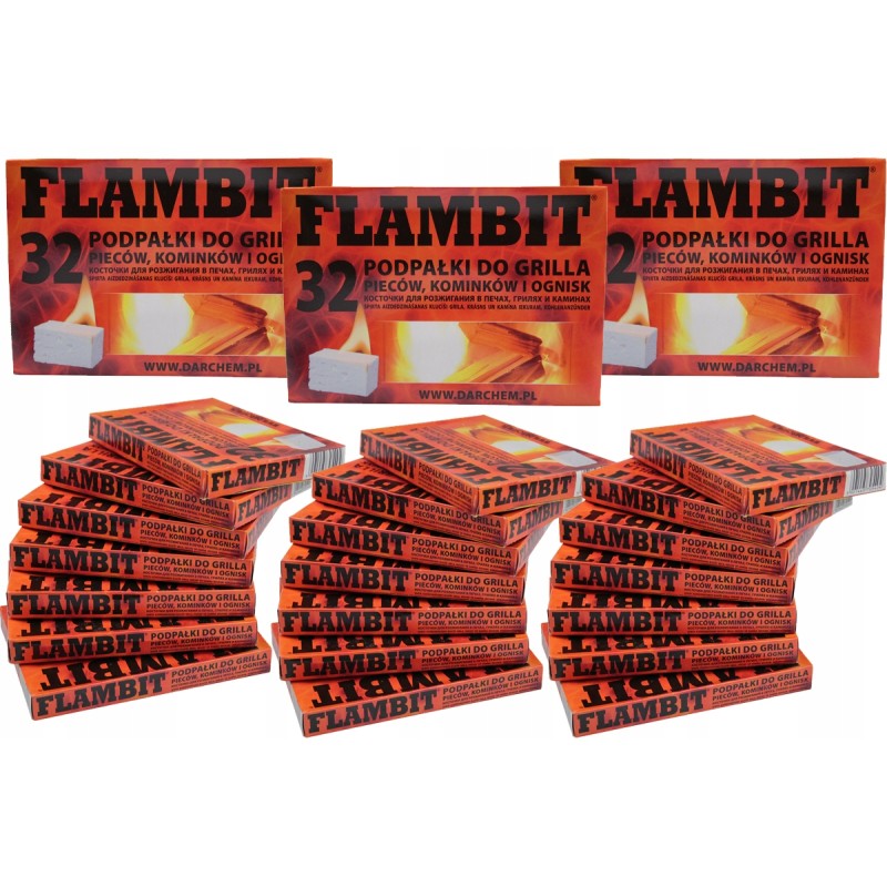 🌟_xDF1F_ ekologiškas degiklis 32 kubeliai x 24 tabletės baltas flambitas