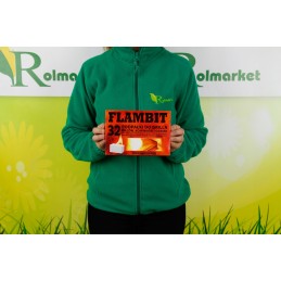 🌟_xDF1F_ ekologiškas degiklis 32 kubeliai x 24 tabletės baltas flambitas