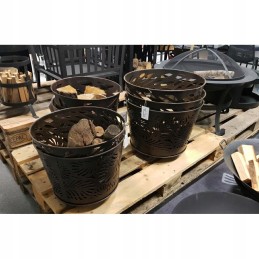 Metalinis ažūrinis ugnies dubuo, 2 modelis