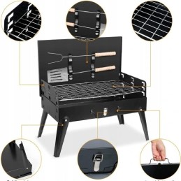 ⭐⭐Turistinis grilis, sulankstomas lagaminas, nešiojamas sodo anglies kepsninės priedai⭐⭐
