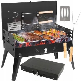 ⭐⭐Turistinis grilis, sulankstomas lagaminas, nešiojamas sodo anglies kepsninės priedai⭐⭐