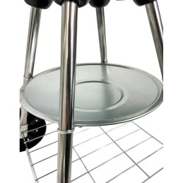 Anglies grilis ant ratų, uždaras, polka bbq 1014