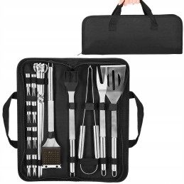 21 viename dideli grilio priedai + dėklas