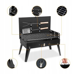 Grill lagaminas nešiojamas sulankstomas lagaminas stalo įrankiai