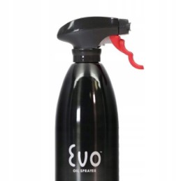 Juodas evo purkštuvas maistui ar grilio grotelėms.