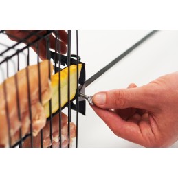 Plokščias keptuvės krepšys