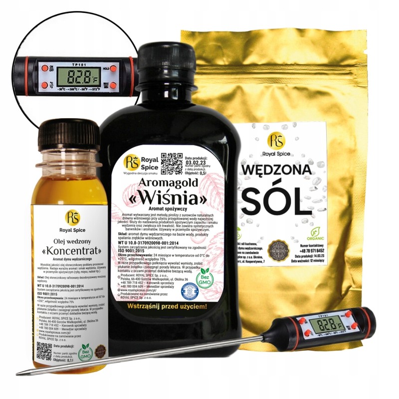 Rūkytų dūmų, rūkytos aliejaus ir rūkytos druskos rinkinys nemokamai