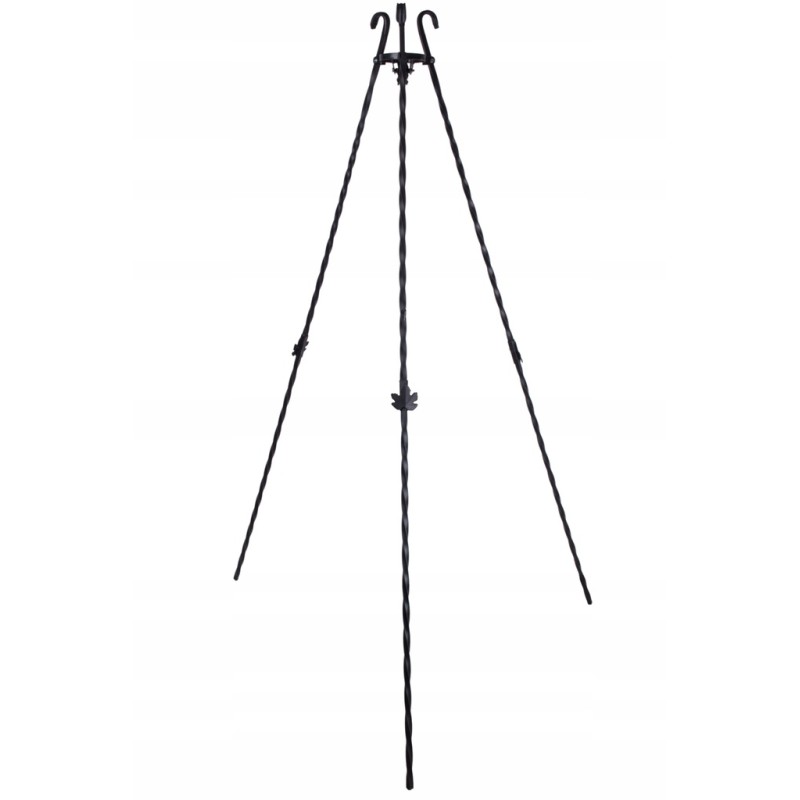 Trikojis kojelės kepsninei, židinys, kaltas, tvirtas, didelis, 185 cm, pagamintas PL