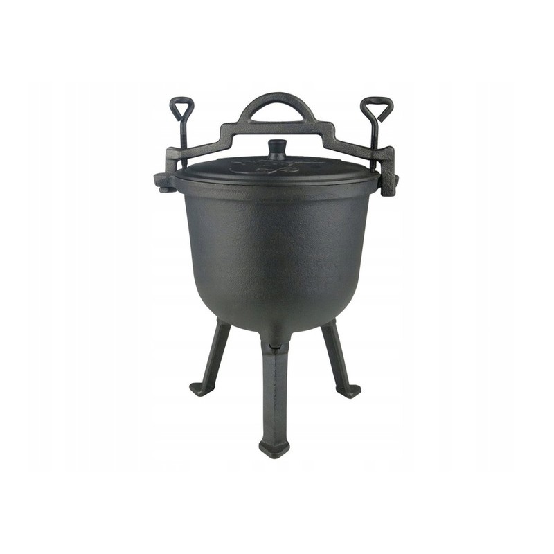 ✅ Stovintis katilas, ketaus medžioklinis katilas, 5l