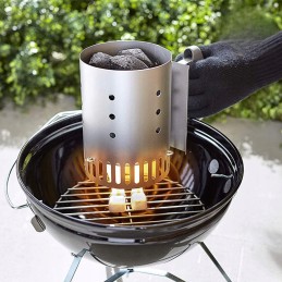 Weber skurstenis grila aizdedzināšanai ar ogļu briketēm, bbq, grila piederumiem