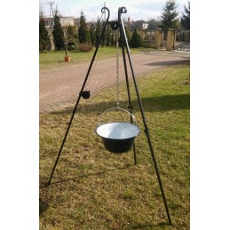 Vengriškas emaliuotas puodas apima 10 litrų