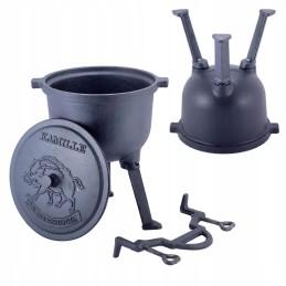 Medžioklės virdulys ketinis puodas 4,0 l km-4800v