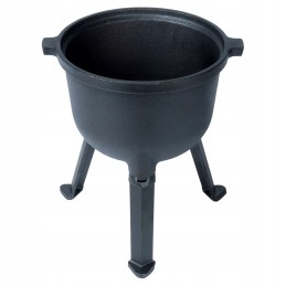 Ketaus katilas, vengriškas medžioklės puodas kepsniams, židinys, 4 litrai