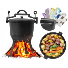 Meyerhoff ketaus puodas, 4l, kepti kepiniai, troškiniai, nemokama pirštinė