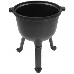 Ketaus katilas 5 litrų, medžioklės puodas, laužo kepsnys, ypač kokybiška