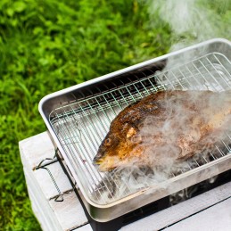 Balkoninė rūkykla su termometru