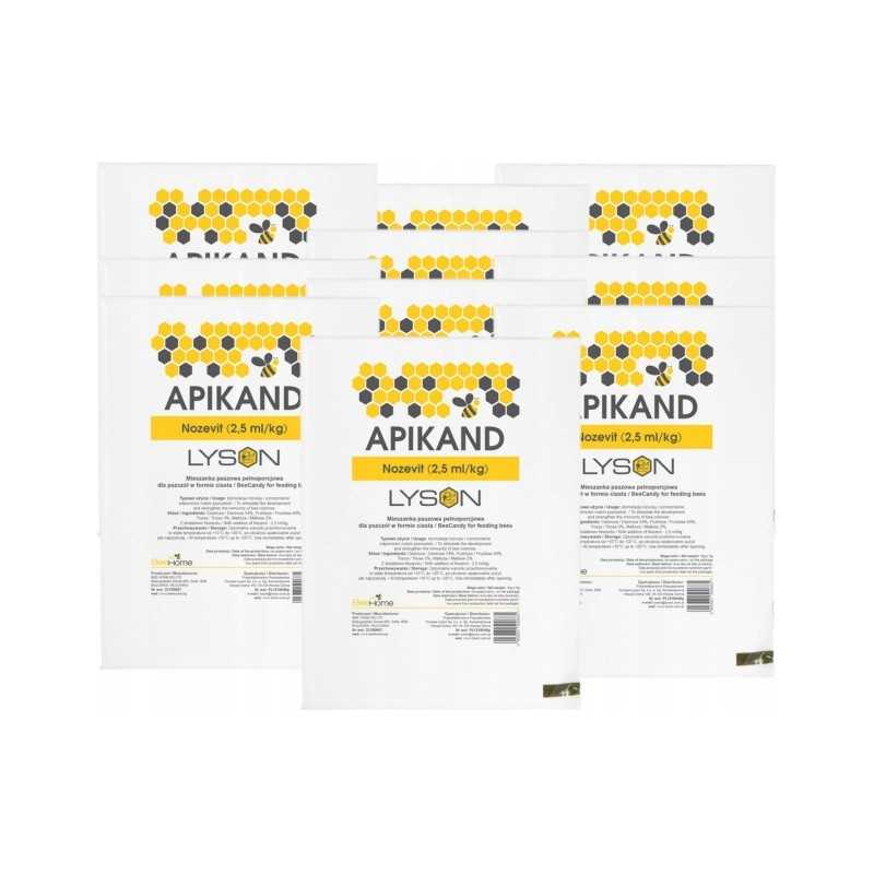 Siūlome puikų maistą bitėms - apikandas su nozevit 10 kg - labai geras šviežias produktas!