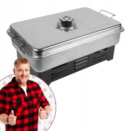 Balkoninė rūkykla su termometru