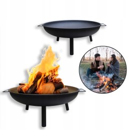 Sodo vakarėlis Milano plieno sodo židinys 60 cm apvalus