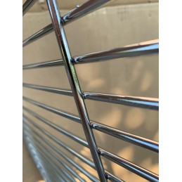 Trikojis grilio grotelės, nikeliuotos grotelės