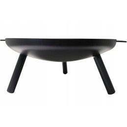 Tvirta, didelė sodo laužavietė, laužavietė, grilis, 60 cm