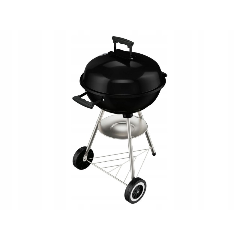 Meister grilis, apvalios anglies kepsninės su dangčiu ant ratukų