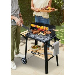 Grillmeister grotelės ant ratų ggw 84 b1