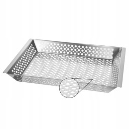 Perforuotas plieninis rūkymo dubuo 70 l borniak