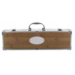 Grilio reikmenys solidiame lagamine - 3 bbq elementai