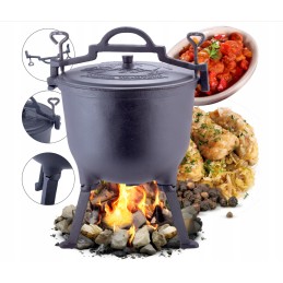 ⭐⭐⭐medžioklinis katilas ketaus puodas 4l km-4800v⭐⭐⭐