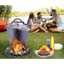 ⭐⭐⭐medžioklinis katilas ketaus puodas 4l km-4800v⭐⭐⭐