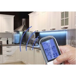 Belaidis termometras kepsninei, rūkyklai, namams