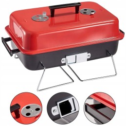 ✅ camping grill capacious portable garden charcoal bbq
