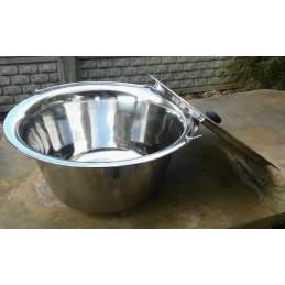 Seinale paigaldatav inox katel, 10 liitrit, roostevaba teras