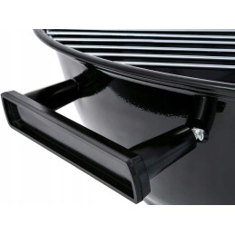 Sodo briketinė anglis grilis su ratukais, dangtelis, apvalus, rakinamas, nešiojamas