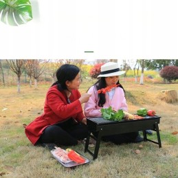 Didelė nešiojama turistinio sodo anglių kepsninė