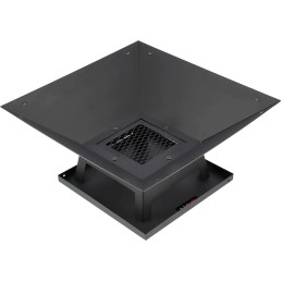 Plieninis židinys su dangteliu 45x45cm